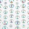12 Packs: 72 ct. (864 total) Iridescent Rhinestone Stickers by Recollections™